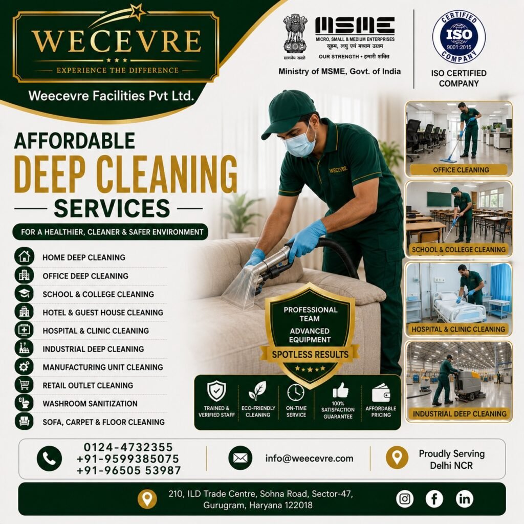 AFFORDABLE DEEP CLEANING SERVICE IN DELHI NCR