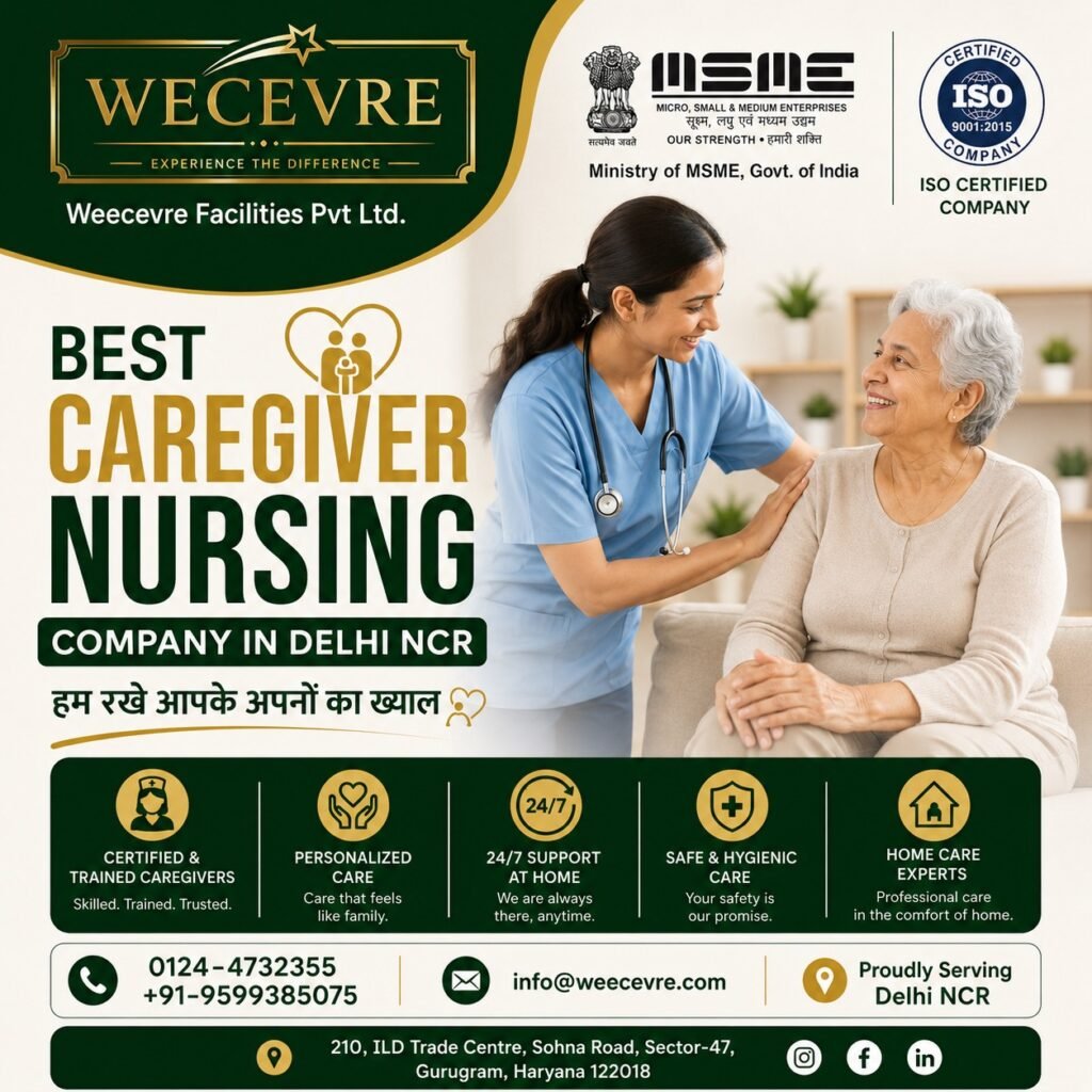Best Caregiver nursing company in delhi ncr
