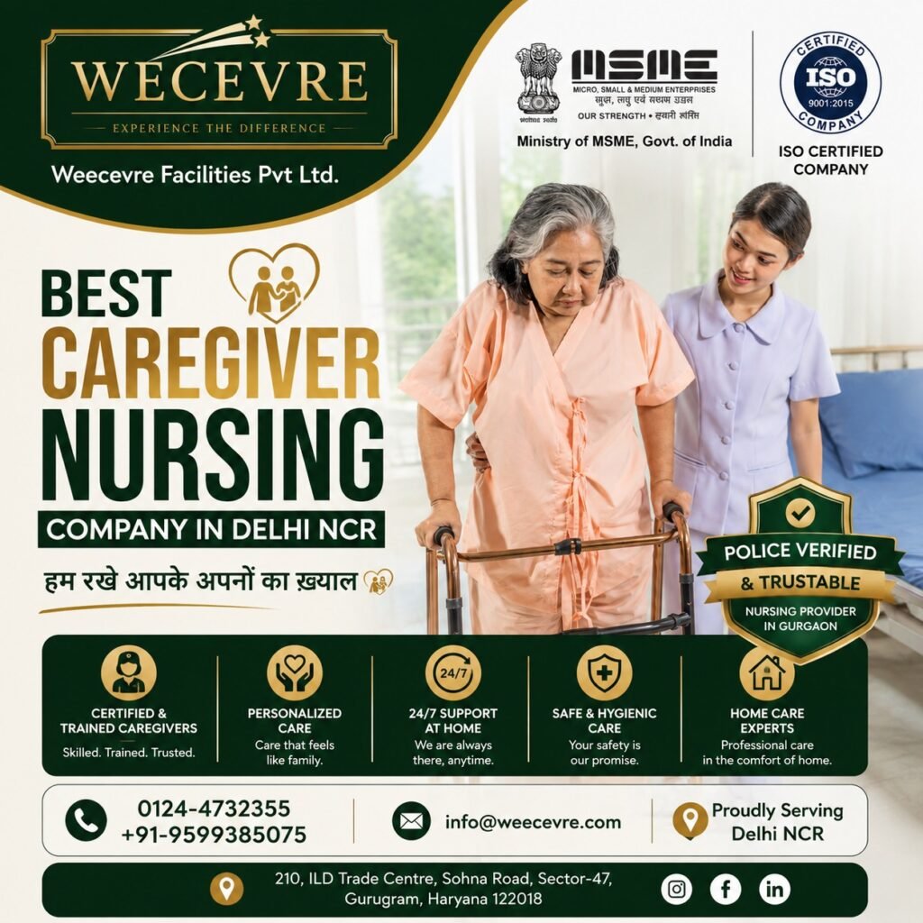 Best caregiver nursing company in delhi ncr