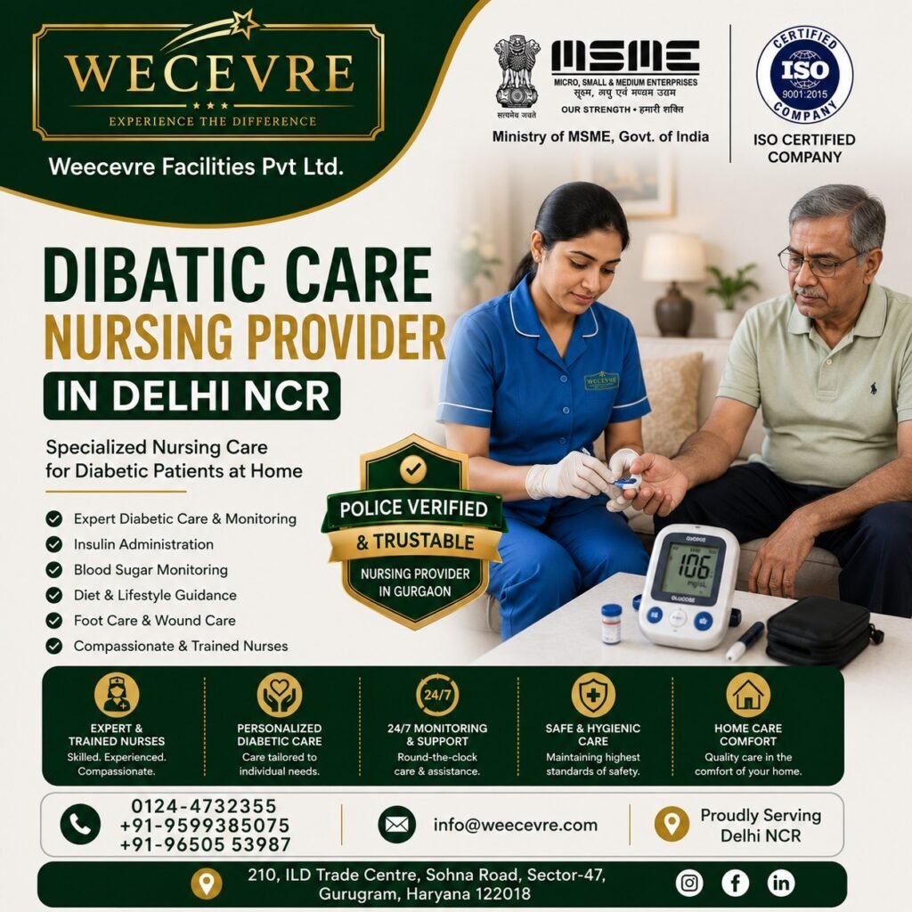 Diabetic Care Nursing Provider in Delhi NCR | Home Diabetes Care Services