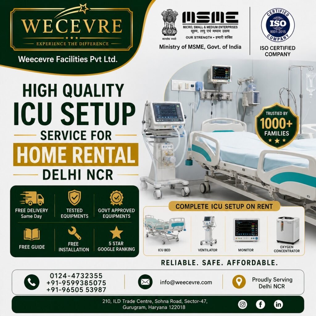 High Quality ICU Setup Service for Home Rental in Delhi NCR | ICU at Home